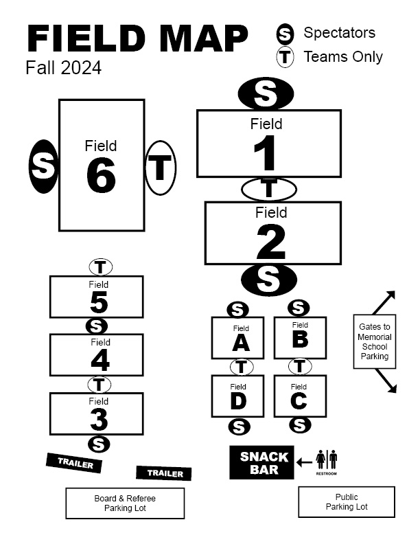 Current Season Field Map